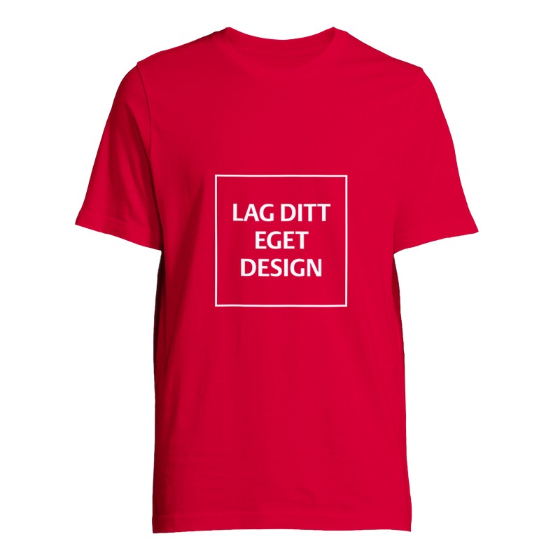 Designa din egen bekväma t-shirt med personligt tryck
