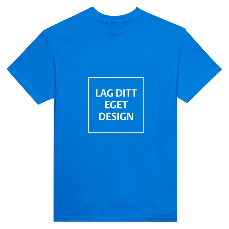 Designa din egen t-shirt med tryck | Robust unisextröja med rund hals