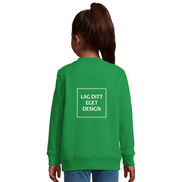 Klassisk Barntröja med Eget Tryck | Varm Sweatshirt i Bomullsblandning