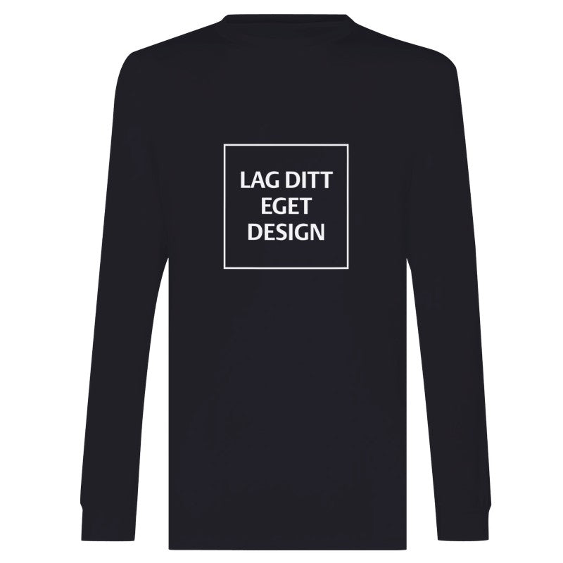 Premium långärmad T-shirt med eget tryck