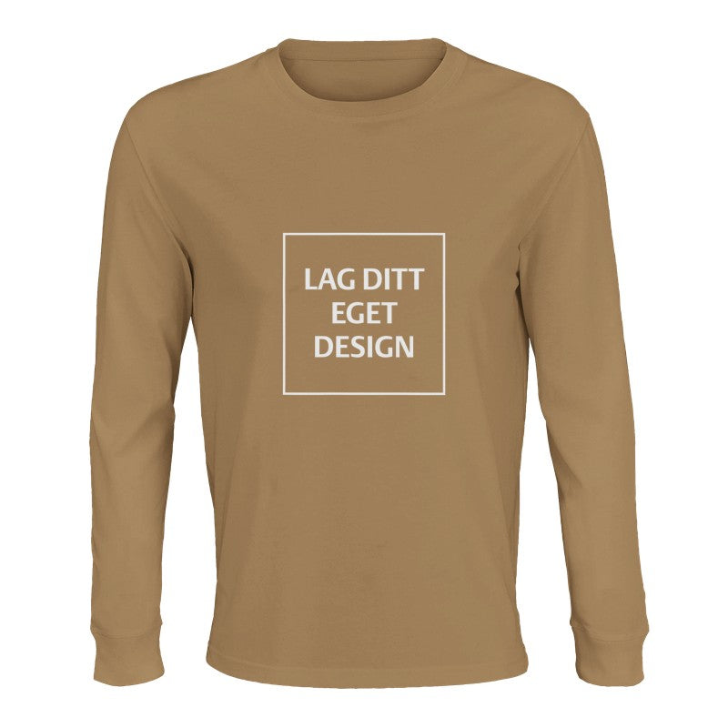 Designa din egen ekologiska långärmade T-shirt | Eget tryck