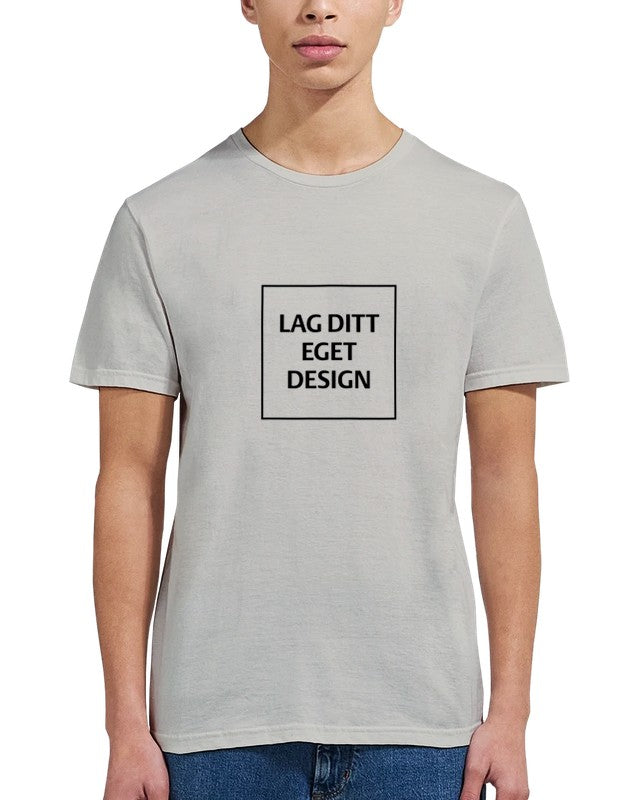 Klassisk unisex-t-shirt med rund hals för eget tryck | Designa din egen t-shirt