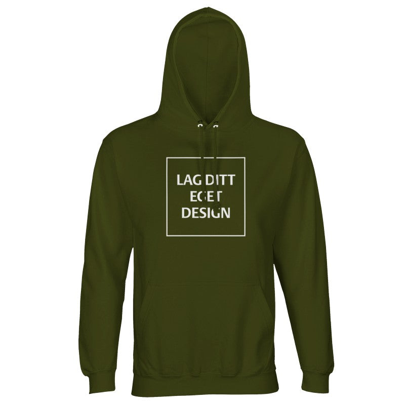 Designa din egen återvunna unisexhoodie | Personligt tryck