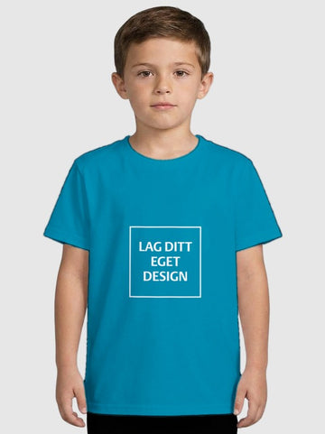 Ventilerande Barn-Sport-T-shirt med Eget Tryck | Snabbtorkande Träningströja
