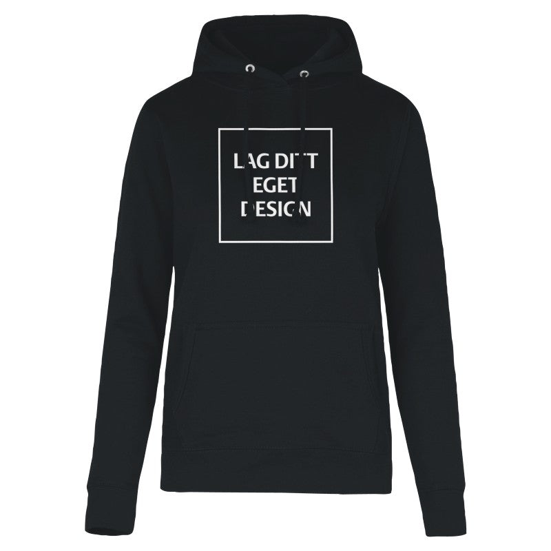 Personlig damhoodie med eget tryck