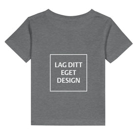 Klassisk T-shirt för Småbarn i Bomullsjersey med Eget Tryck