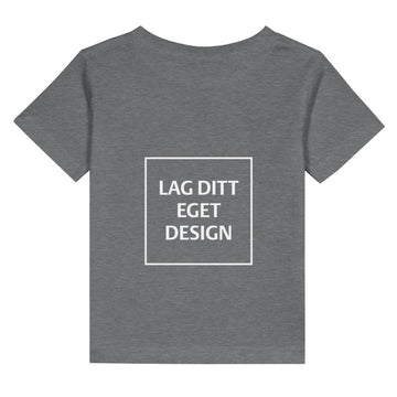 Klassisk T-shirt för Småbarn i Bomullsjersey med Eget Tryck