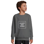 Klassisk Barnegenser med Eget Trykk | Varm Sweatshirt i Bomullsblanding