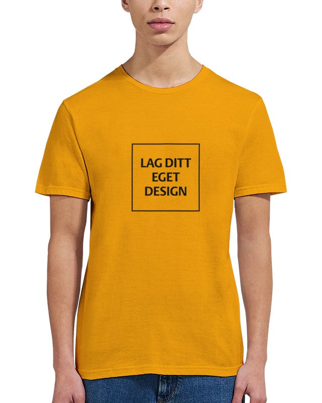 Klassisk unisex-t-shirt med rund hals för eget tryck | Designa din egen t-shirt