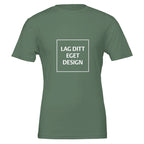 Premium unisex-t-shirt med rund hals | Designa din egen med eget tryck