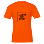 Premium unisex-t-shirt med rund hals | Designa din egen med eget tryck
