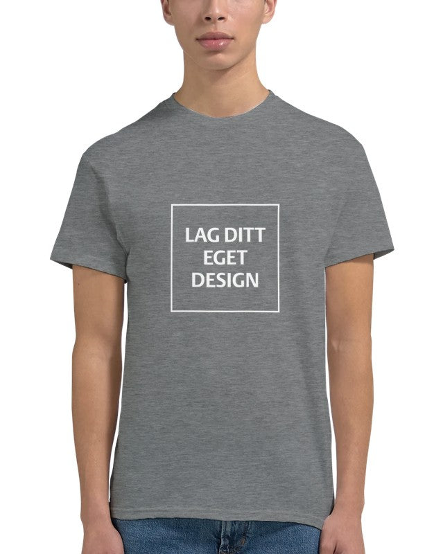 Designa din egen t-shirt med tryck | Robust unisextröja med rund hals