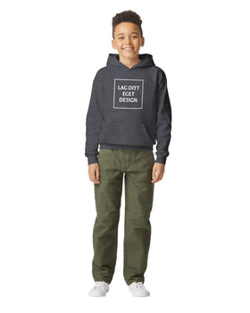 Mjuk Huvtröja för Ungdom med Eget Tryck | Midweight Fleece Hoodie