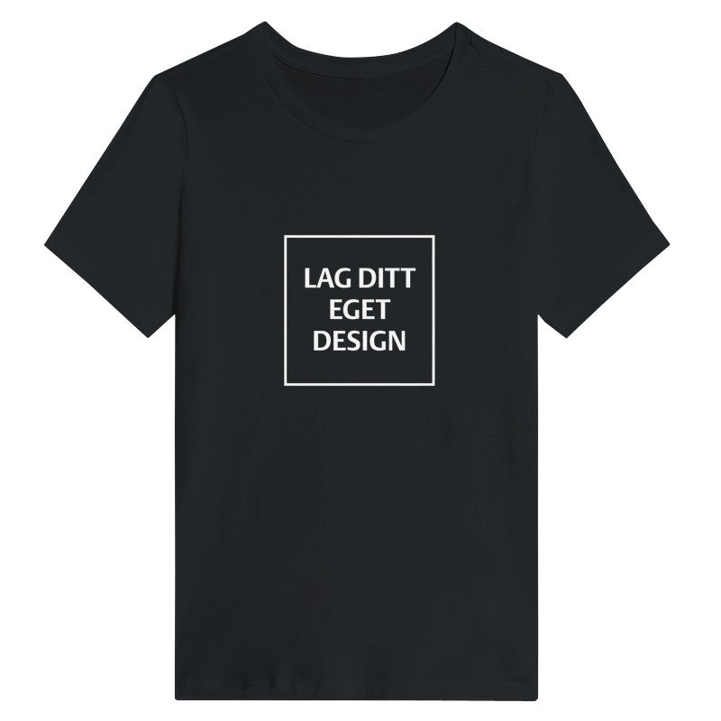 Avslappnad dam-t-shirt | Eget tryck