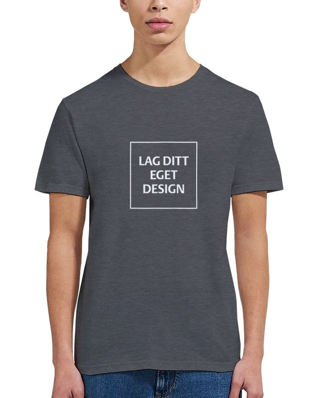 Klassisk unisex-t-shirt med rund hals för eget tryck | Designa din egen t-shirt