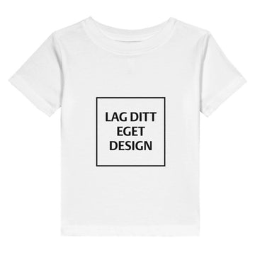 Klassisk T-shirt för Småbarn i Bomullsjersey med Eget Tryck