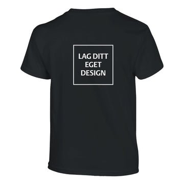 Klassisk Barnt-shirt med Eget Tryck | Slitstark Bomull