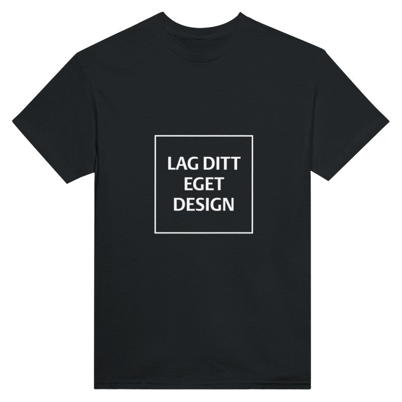 Designa din egen t-shirt med tryck | Robust unisextröja med rund hals