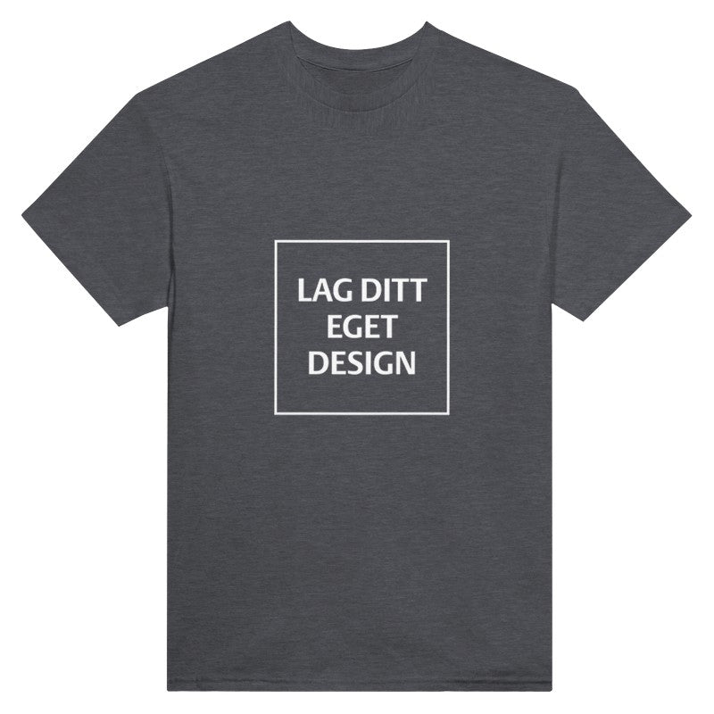 Designa din egen t-shirt med tryck | Robust unisextröja med rund hals