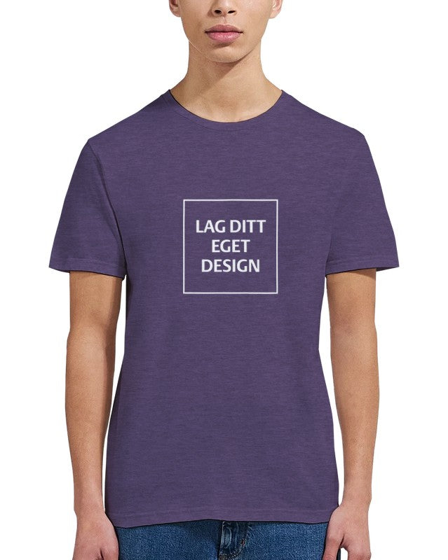 Klassisk unisex-t-shirt med rund hals för eget tryck | Designa din egen t-shirt