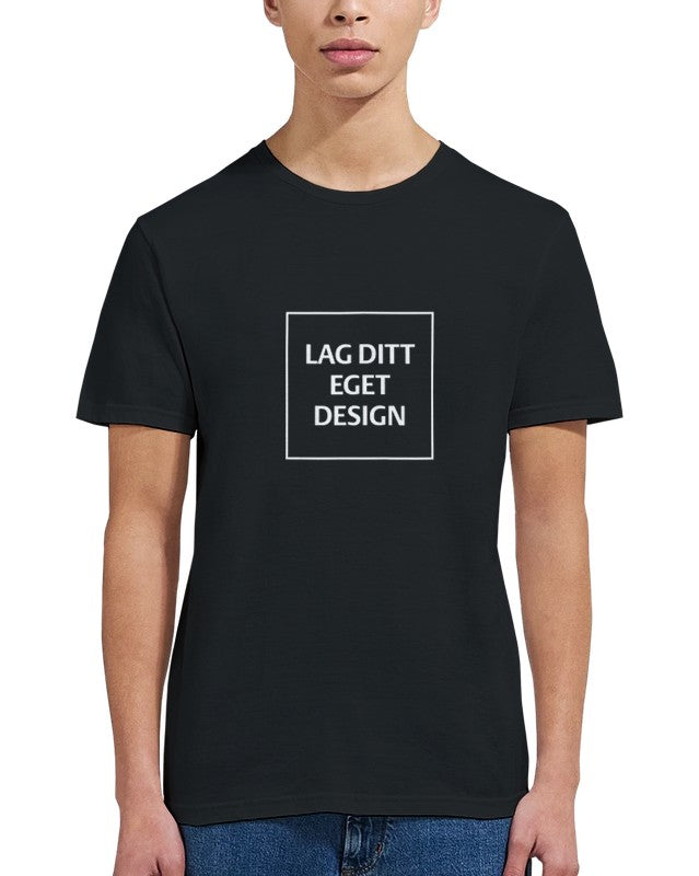 Klassisk unisex-t-shirt med rund hals för eget tryck | Designa din egen t-shirt
