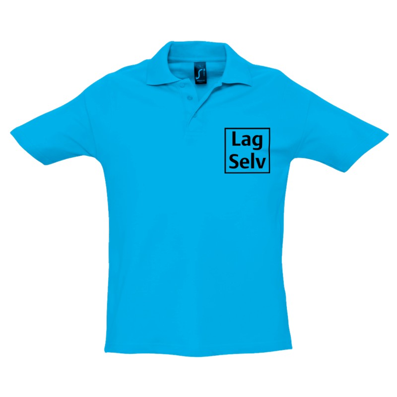 Pikétröja med eget tryck | Unisex premium