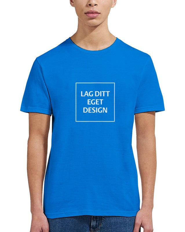 Klassisk unisex-t-shirt med rund hals för eget tryck | Designa din egen t-shirt