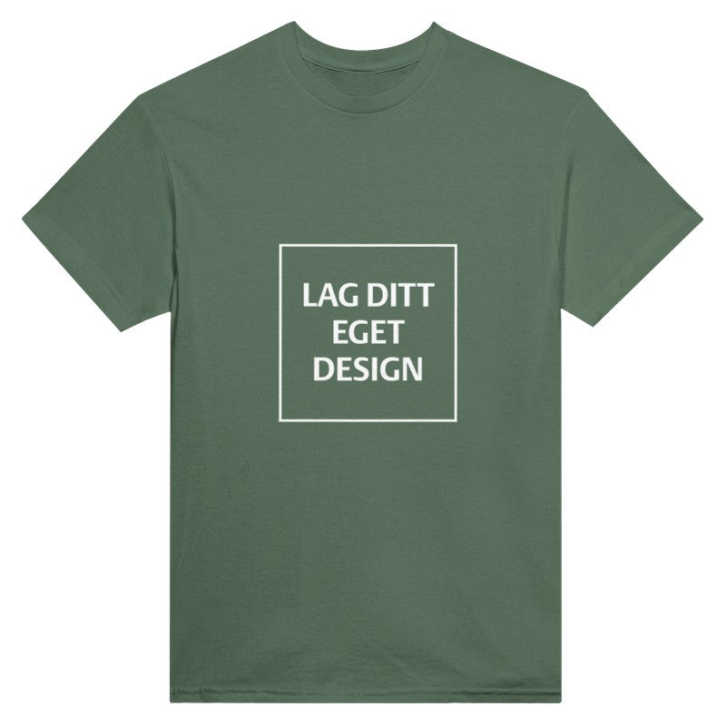 Designa din egen t-shirt med tryck | Robust unisextröja med rund hals