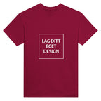 Designa din egen t-shirt med tryck | Robust unisextröja med rund hals