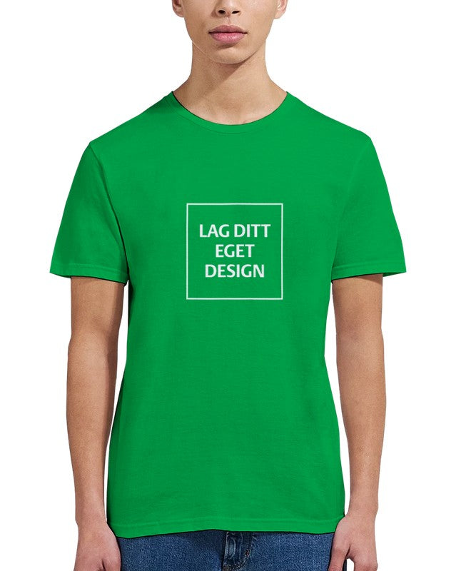 Klassisk unisex-t-shirt med rund hals för eget tryck | Designa din egen t-shirt