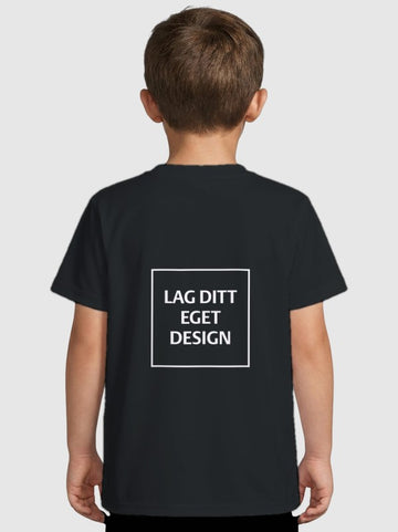 Ventilerande Barn-Sport-T-shirt med Eget Tryck | Snabbtorkande Träningströja