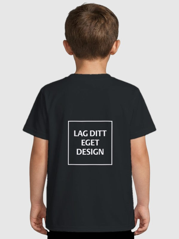 Ventilerande Barn-Sport-T-shirt med Eget Tryck | Snabbtorkande Träningströja