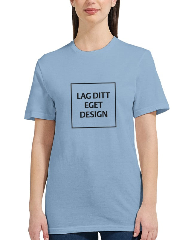 Klassisk dam-t-shirt | Designa din egen med eget tryck
