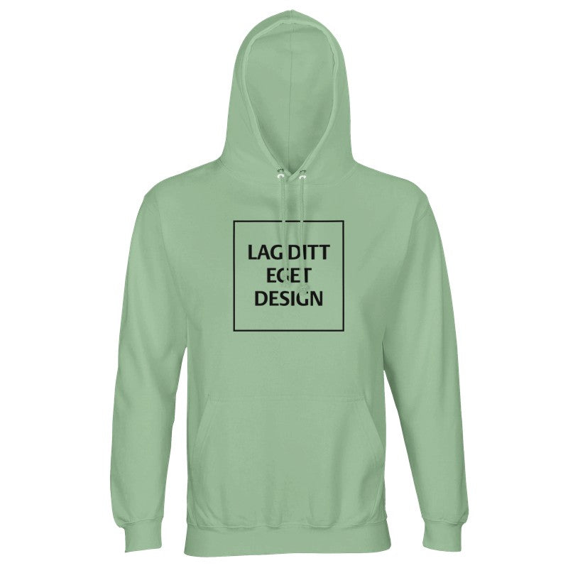 Designa din egen återvunna unisexhoodie | Personligt tryck