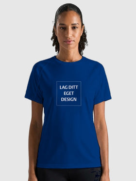 Ultralätt Teknisk Dam-T-shirt med Eget Tryck | Figursydd Sport