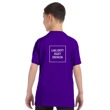 Klassisk Barnt-shirt med Eget Tryck | Slitstark Bomull