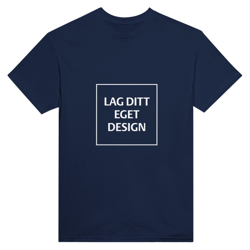 Designa din egen t-shirt med tryck | Robust unisextröja med rund hals