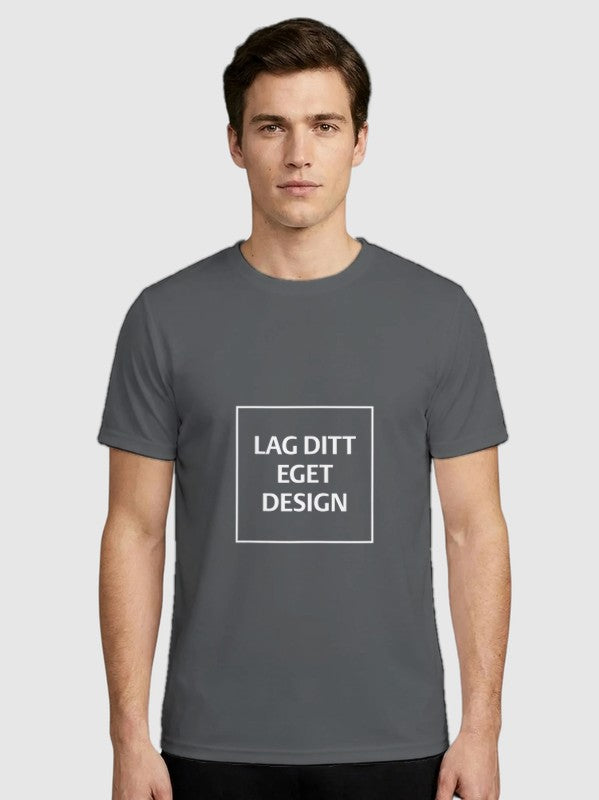 Myk Teknisk Unisex T-skjorte med Eget Trykk | Lettvekts Sport