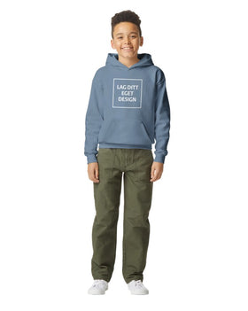 Mjuk Huvtröja för Ungdom med Eget Tryck | Midweight Fleece Hoodie