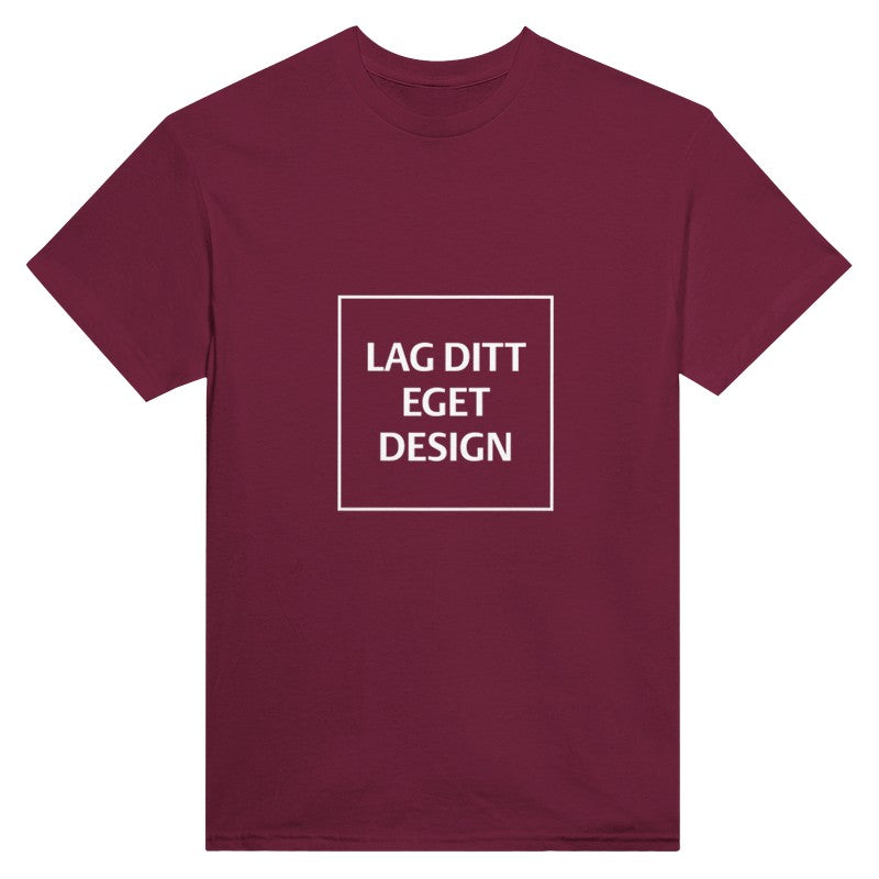 Designa din egen t-shirt med tryck | Robust unisextröja med rund hals