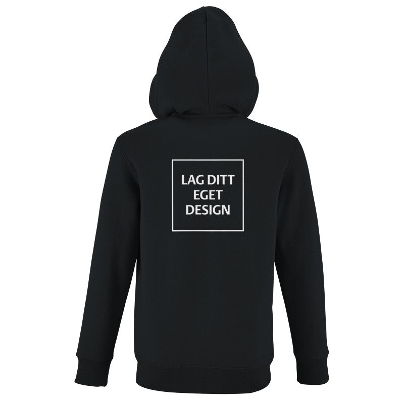 Huvjacka för Barn med Dragkedja och Eget Tryck | Mjuk Zip Hoodie