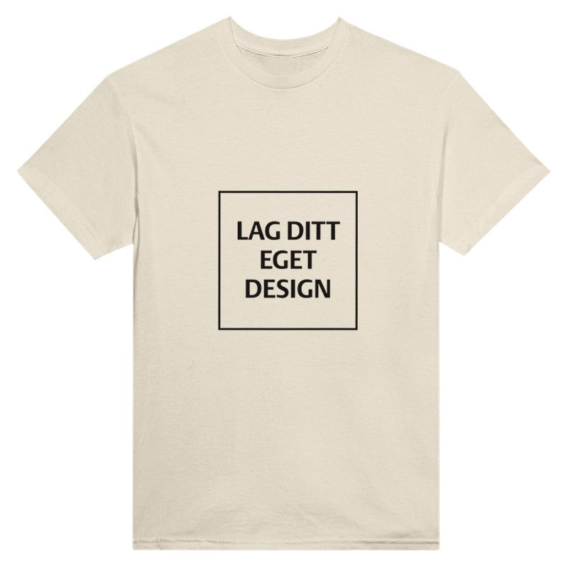 Designa din egen t-shirt med tryck | Robust unisextröja med rund hals
