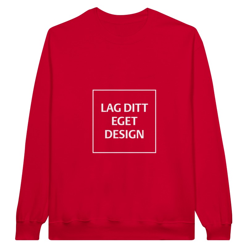 Personlig college-tröja med eget tryck | Designa din egen logotröja
