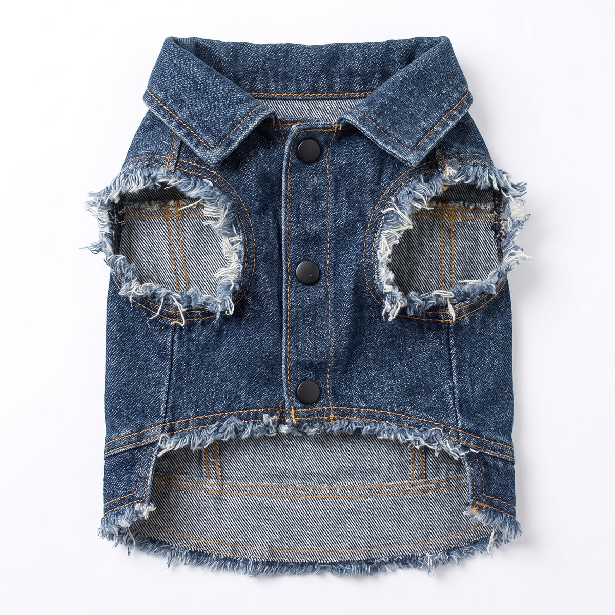 Jeansjacka till Hund med Eget Tryck | Denim Hundjacka