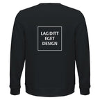 Ekologisk unisex-tröja med eget tryck | Designa din egen sweatshirt med rund hals