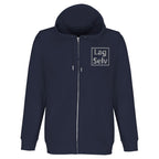 Ekologisk unisex-hoodie med dragkedja | Personligt broderi