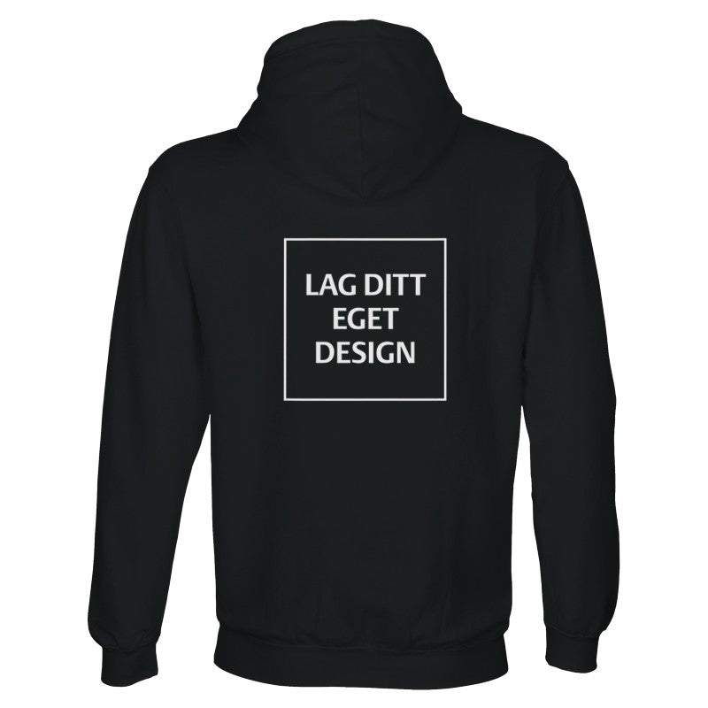 Designa din egen återvunna unisexhoodie | Personligt tryck