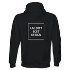 Designa din egen återvunna unisexhoodie | Personligt tryck