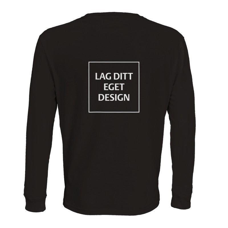 Designa din egen ekologiska långärmade T-shirt | Eget tryck