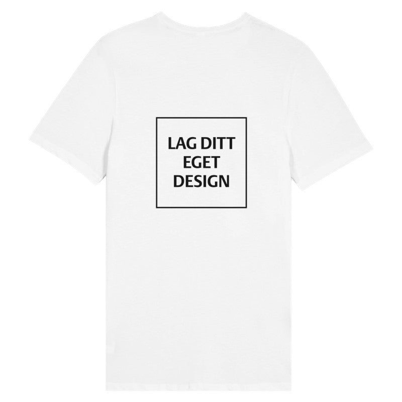 Designa din egen polycotton-unisex-T-shirt med tryck – personlig stil och komfort